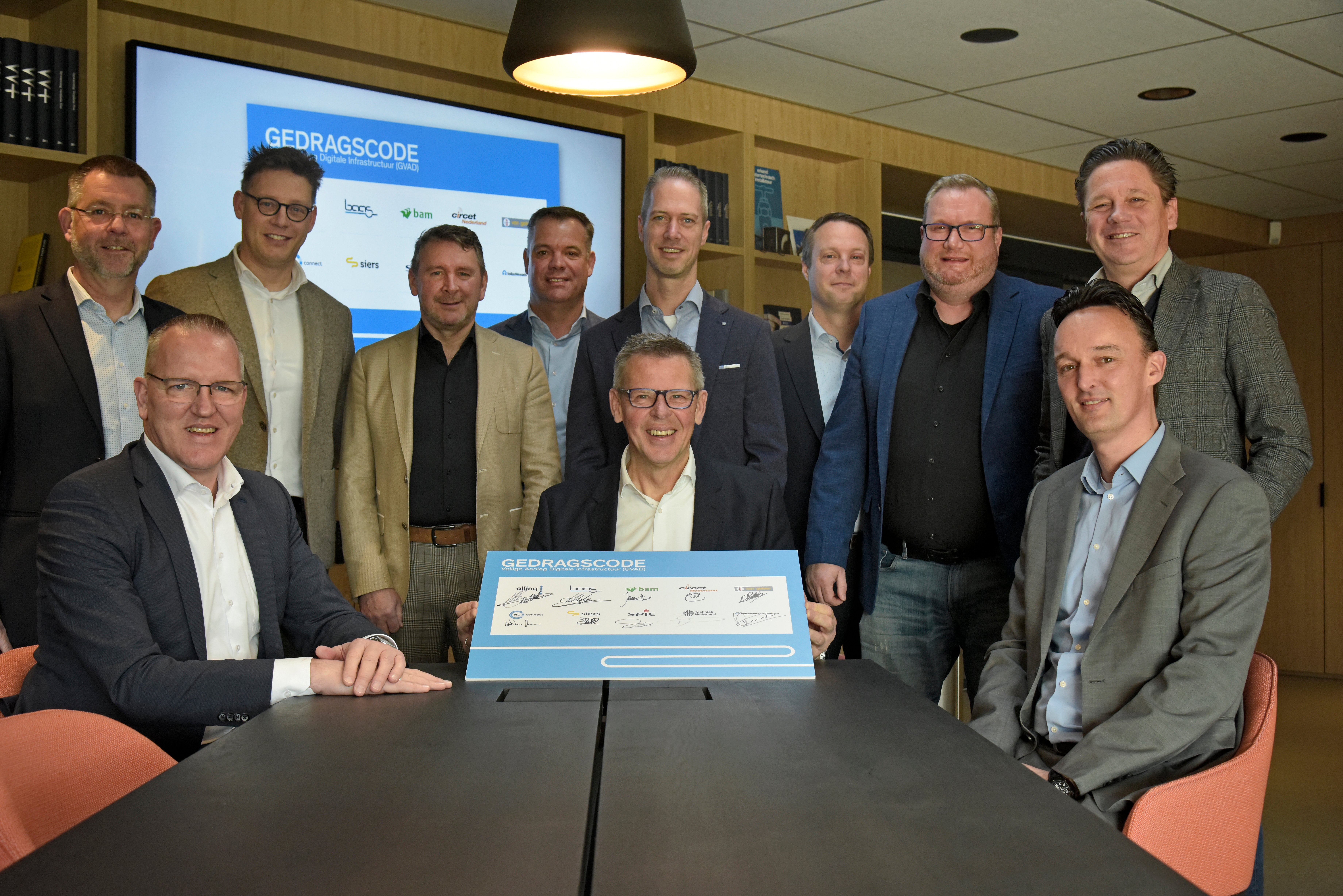 Techniek Nederland, NLconnect en acht technisch dienstverleners ondertekenden de Gedragscode 